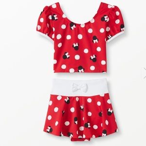 Hanna Andersson Swimsuit Two-Piece Minnie Disney